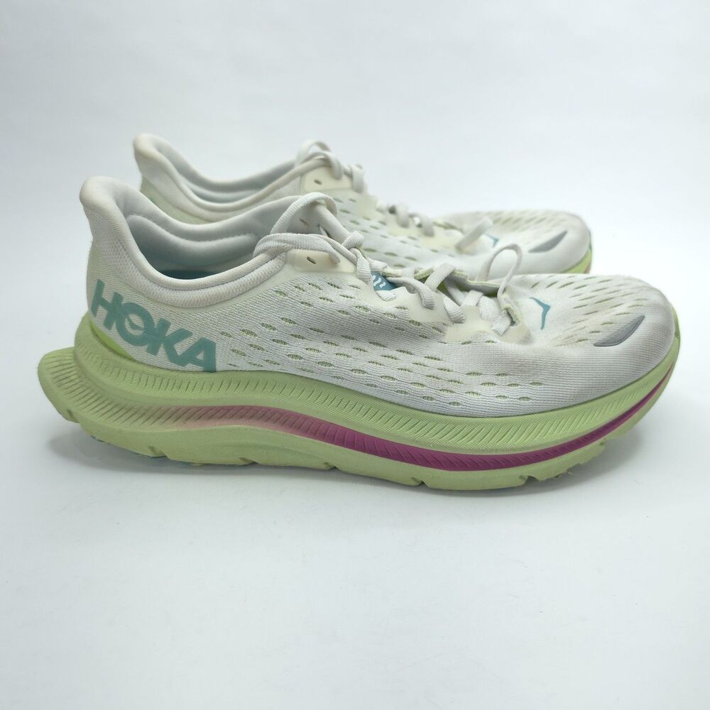 Hoka One One Kawana Blanc de Blanc/Butterfly Running Shoes Women's Size 8B